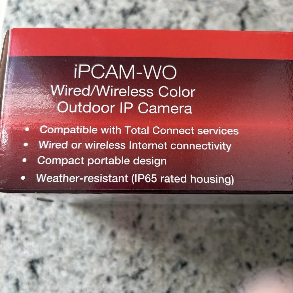 NEW!‎ Honeywell iPCAM-WO Color IP  Wireless Outdoor Security Camera White IP65